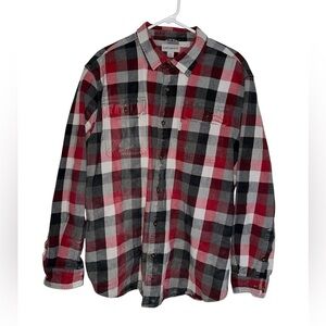 Carhartt Original Fit Plaid Heavyweight Flannel Red Black Men’s Size XL Workwear